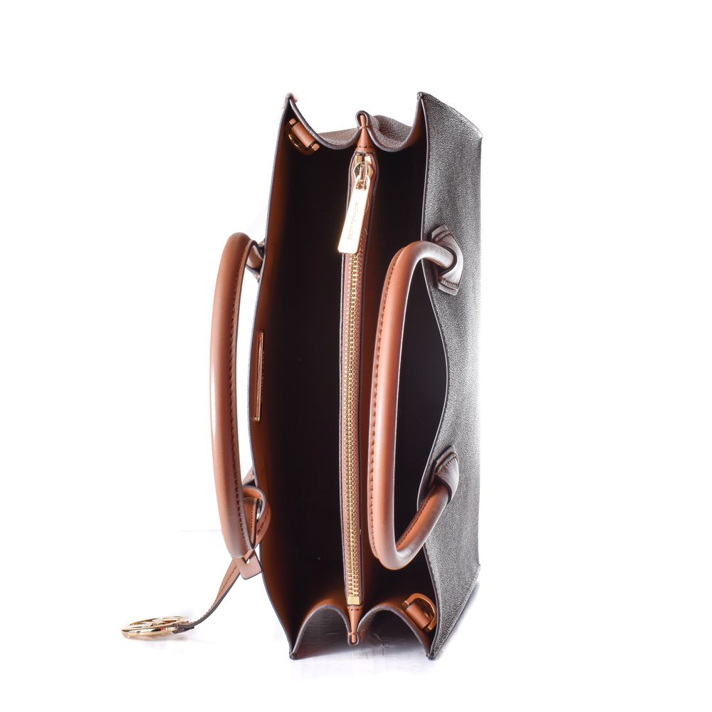 Michael Kors Braune Leder Schultertasche