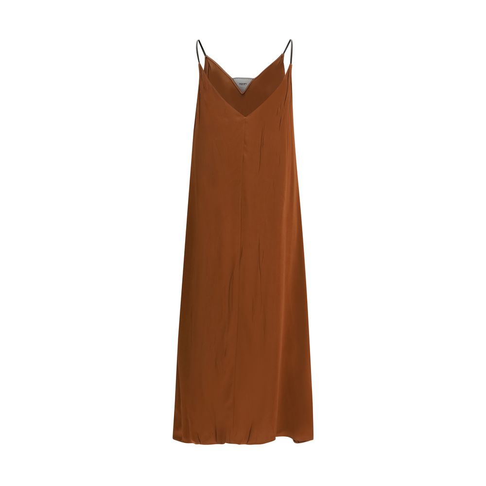 Prada Braunes Cocktailkleid aus Acetat