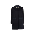 Herno Blauer Baumwollmantel