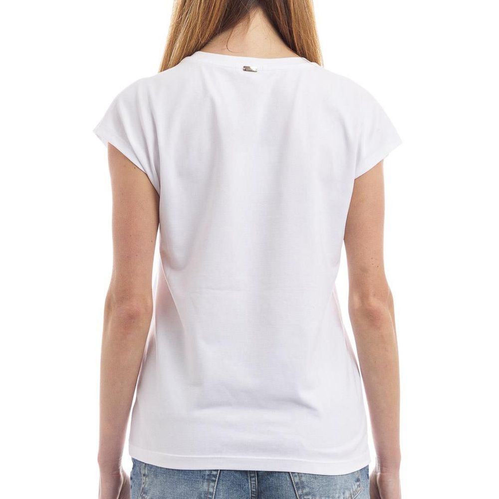 Herno Weißes Baumwoll-T-Shirt