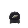 Herno Schwarze Baumwollkappe (Baseball Cap)