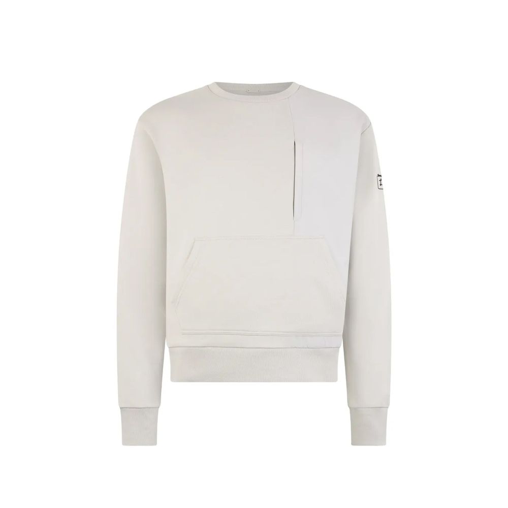 Herno Grauer Baumwollpullover