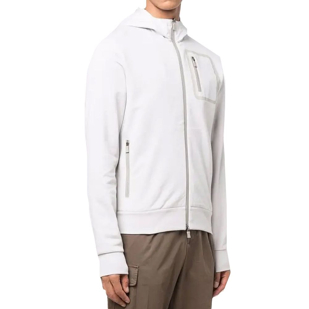 Herno Grauer Baumwollpullover