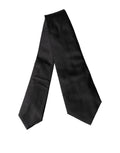 Dolce & Gabbana Schwarze Seiden-Satin-Krawatte zum Binden für Damen