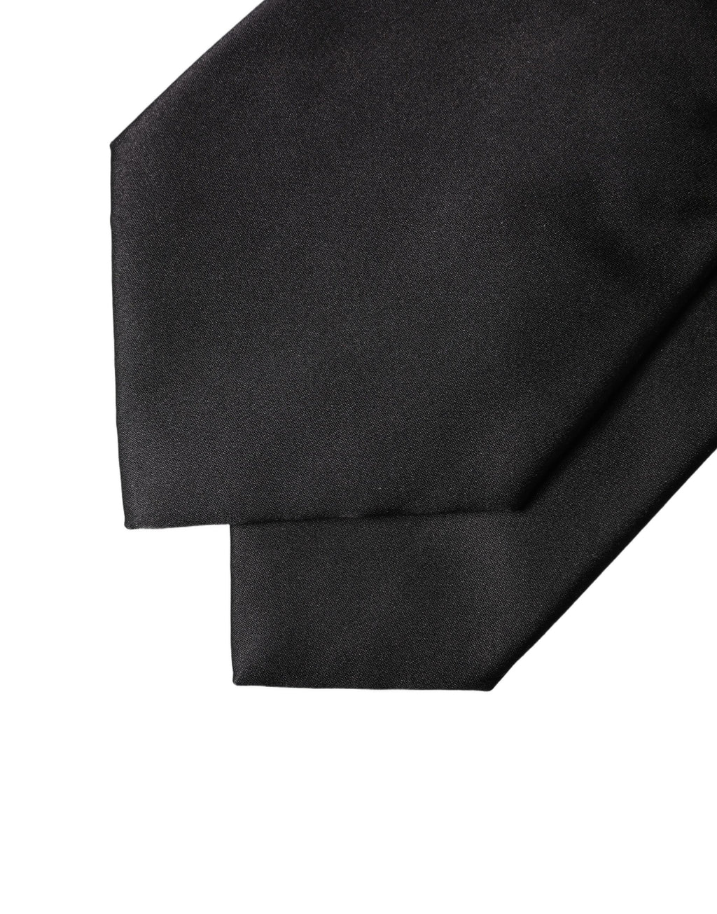 Dolce & Gabbana Schwarze Seiden-Satin-Krawatte zum Binden für Damen