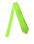 Dolce & Gabbana Neon-grünes Polyester-Halsband für Damen, verstellbar