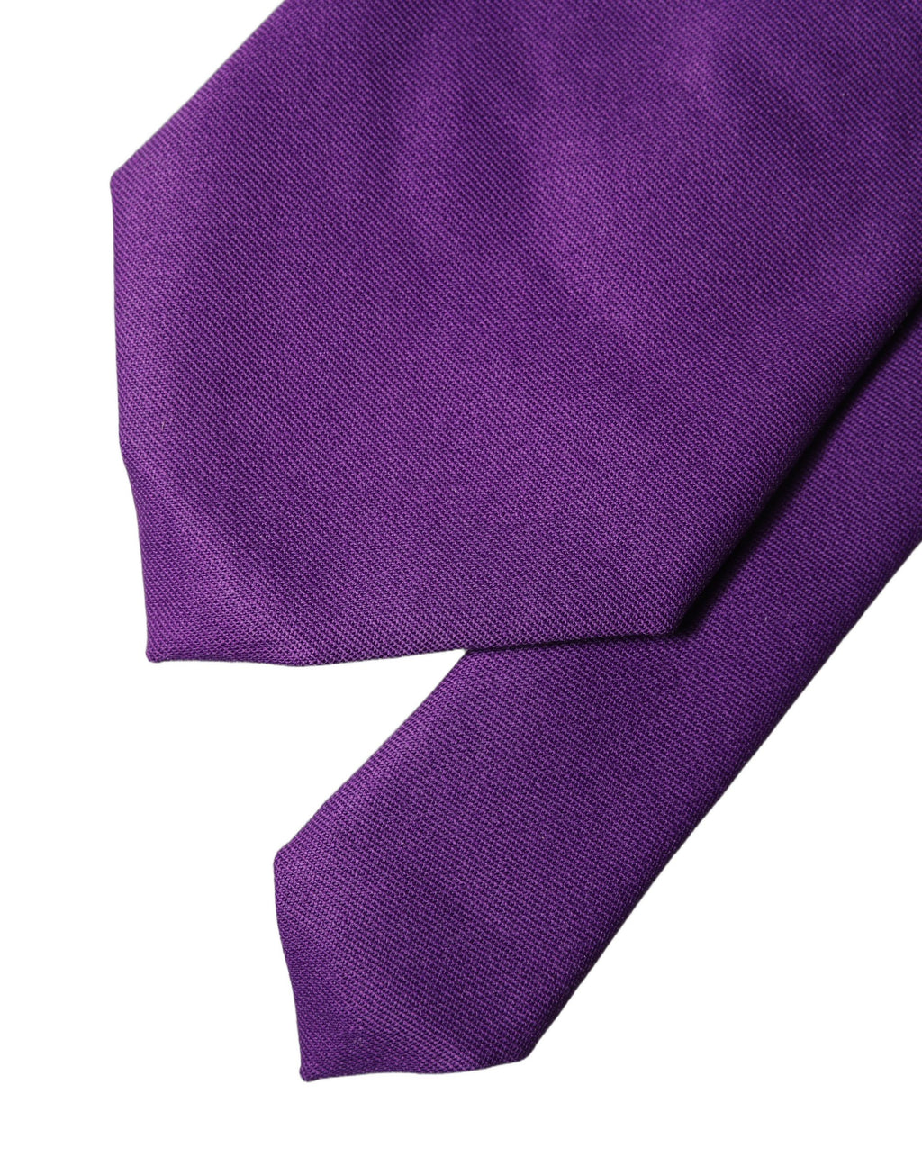 Dolce & Gabbana Violette Krawatte aus Polyester-Satin zum Binden für Damen
