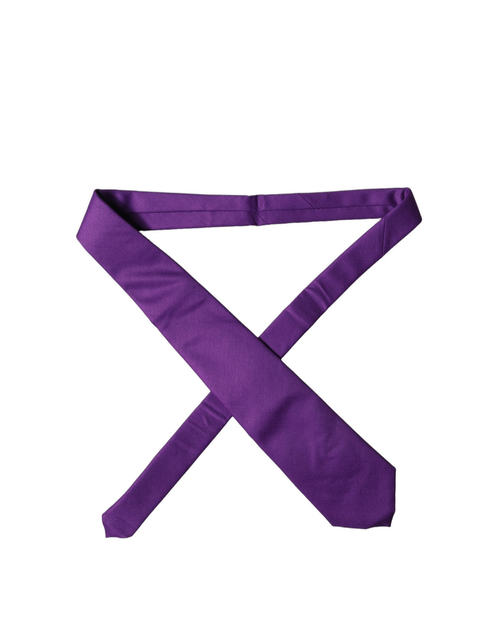 Dolce & Gabbana Violette Krawatte aus Polyester-Satin zum Binden für Damen
