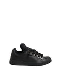 Dolce & Gabbana Schwarze Leder Low Top Portofino Sneaker