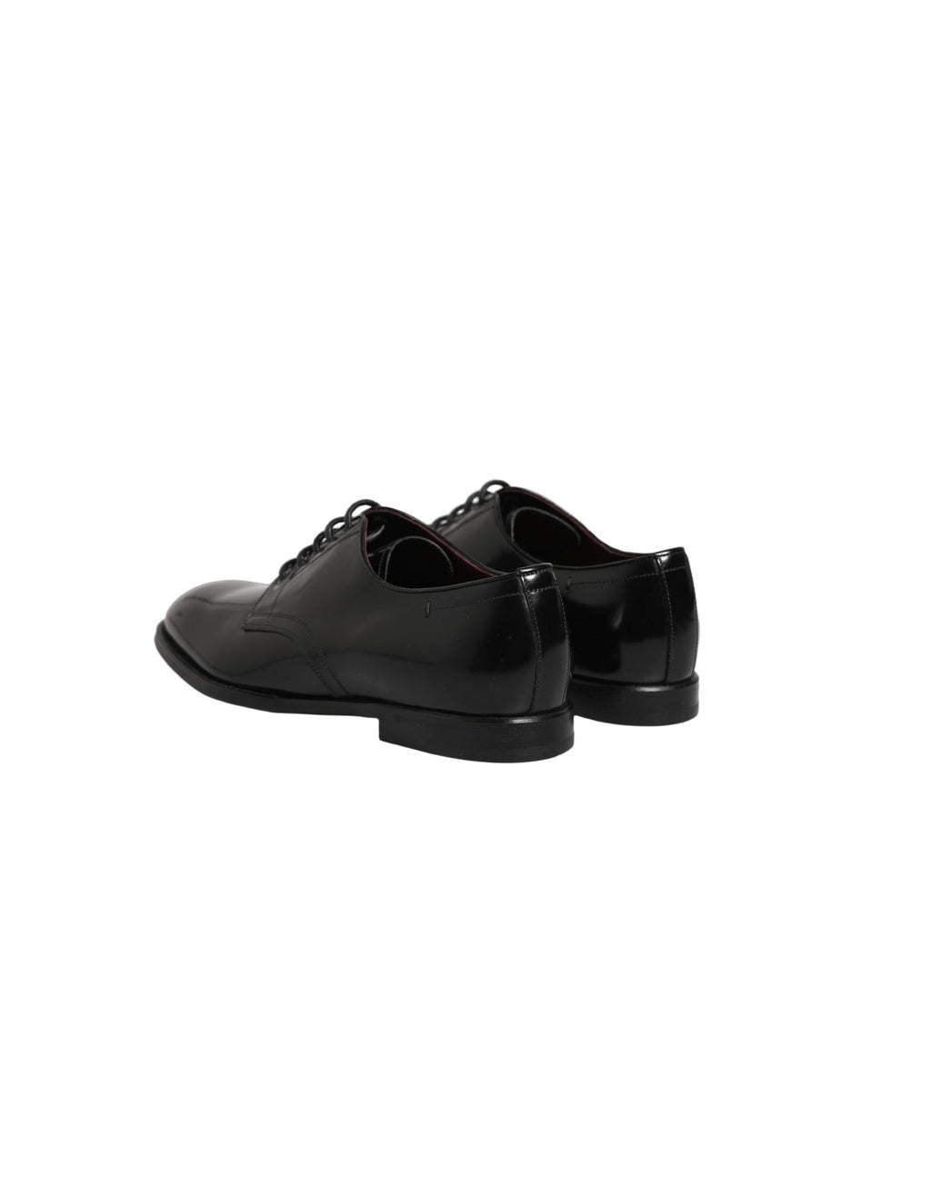 Dolce & Gabbana Schwarze Derby-Schuhe aus Kalbsleder für Herren