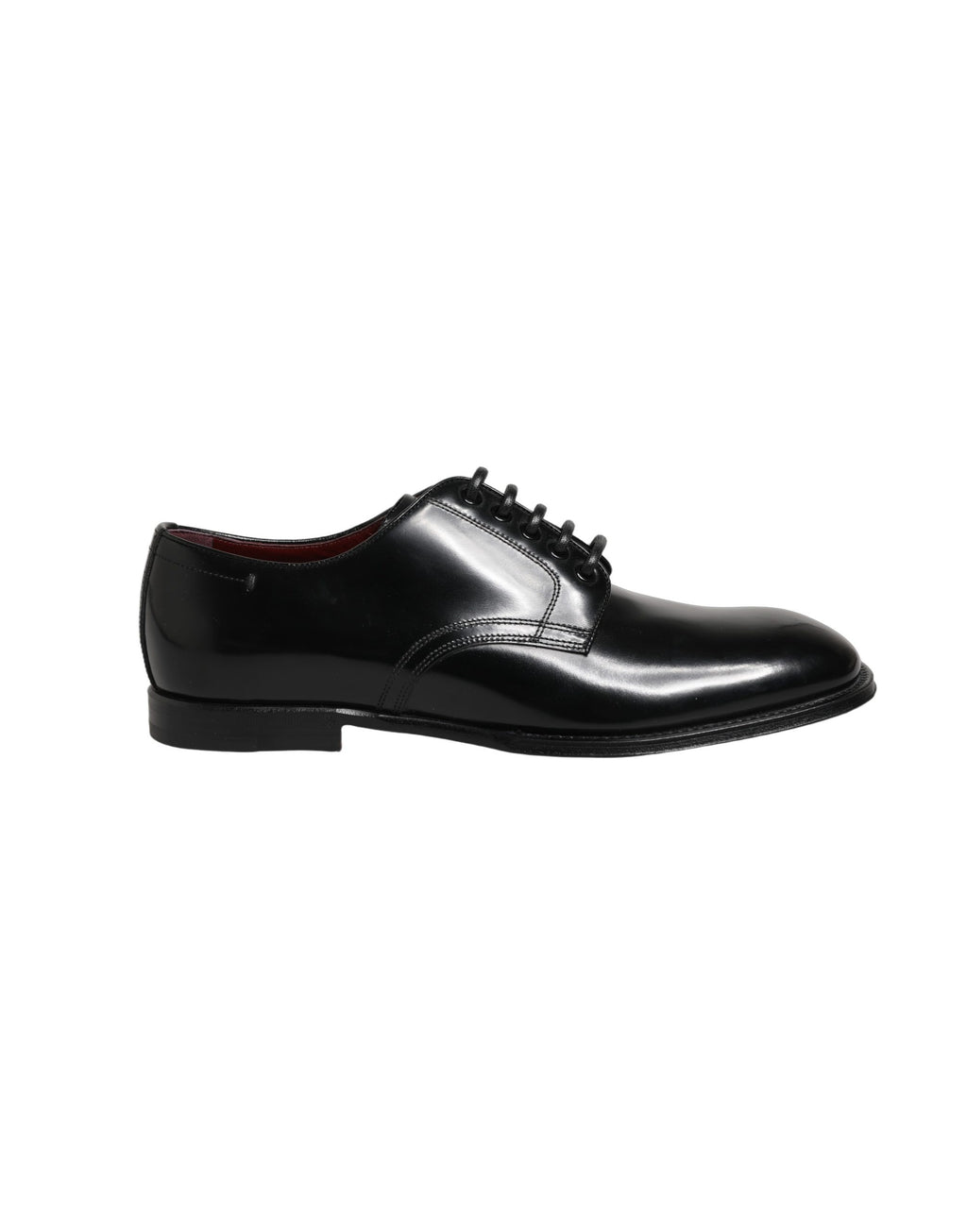 Dolce & Gabbana Schwarze Derby-Schuhe aus Kalbsleder für Herren