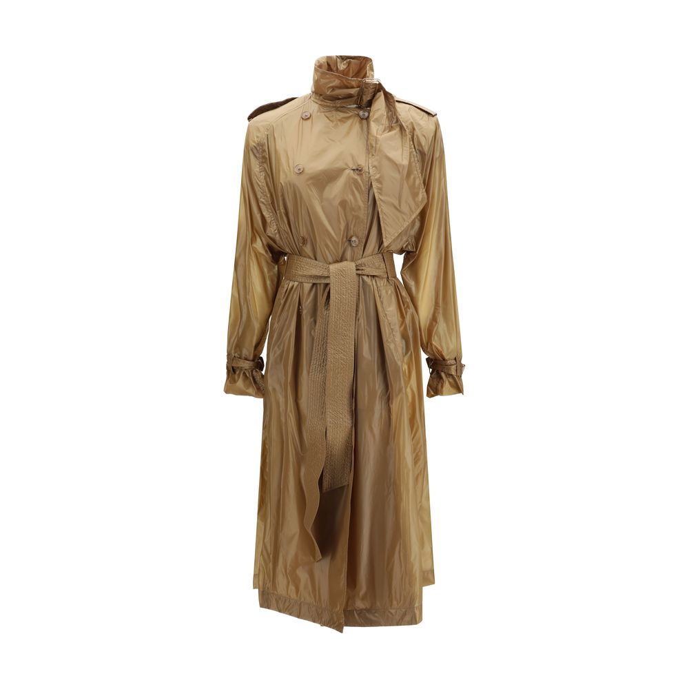 Saint Laurent Beige Polyamid-Trenchcoat
