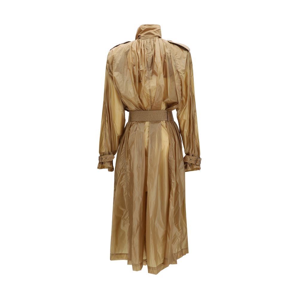 Saint Laurent Beige Polyamid-Trenchcoat