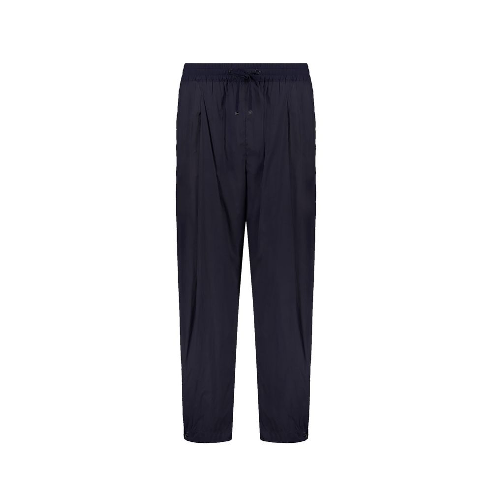 Herno Blaue Freizeithose aus Elasthan