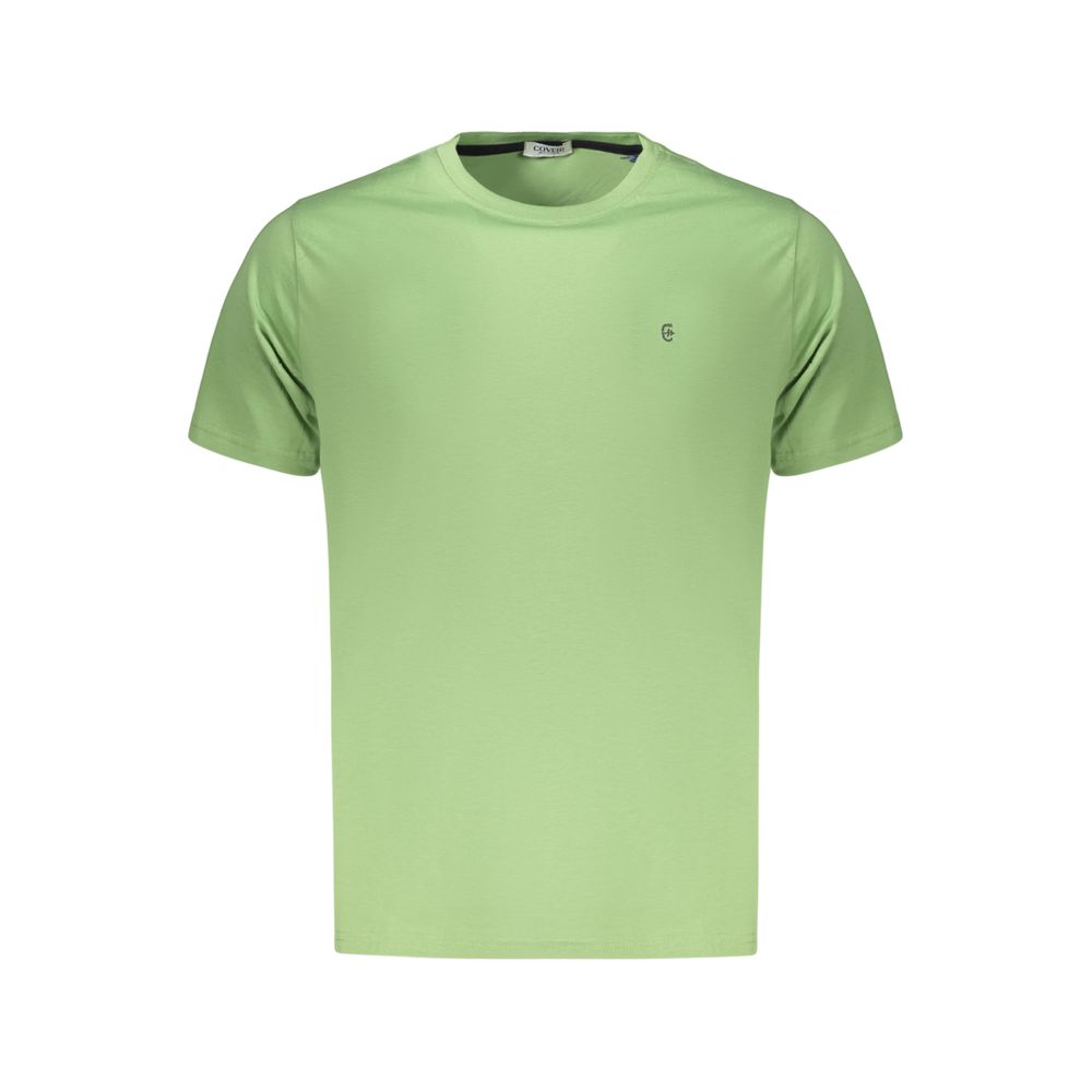 Coveri Moving Herren-T-Shirt aus Verde-Baumwolle