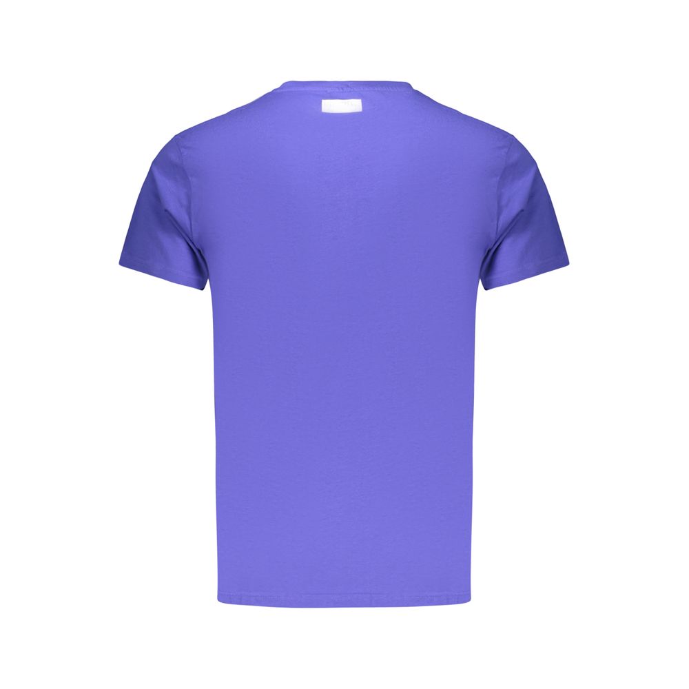 Bikkembergs Blaues Baumwoll-T-Shirt für Herren