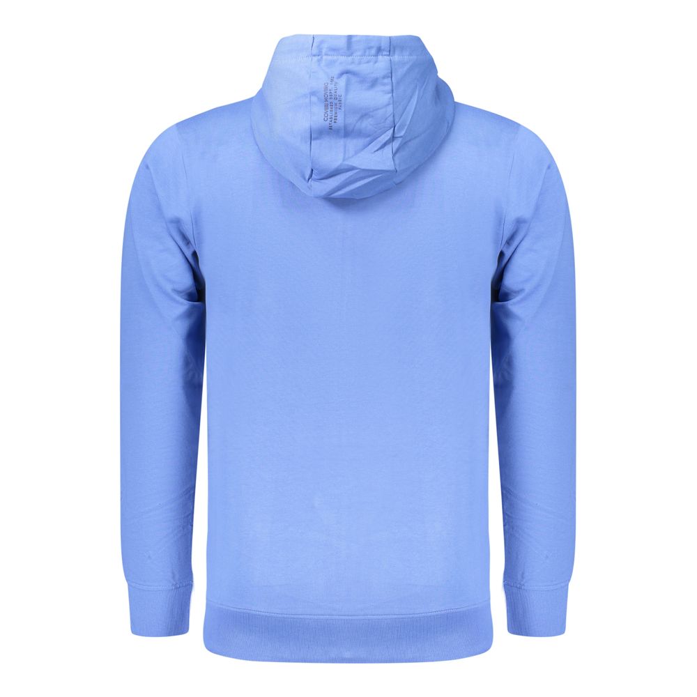 Coveri Moving Blaues Baumwoll-Sweatshirt für Herren