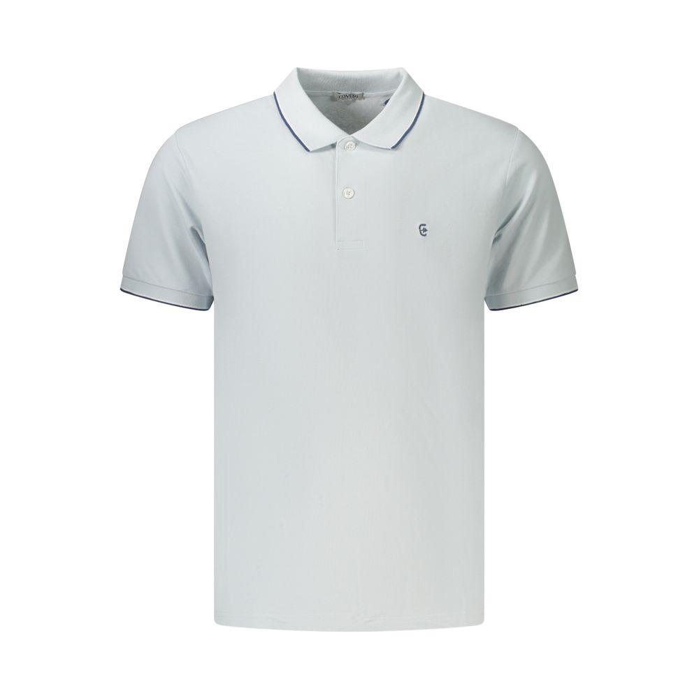Coveri Moving Azzurro Baumwoll-Poloshirt für Herren