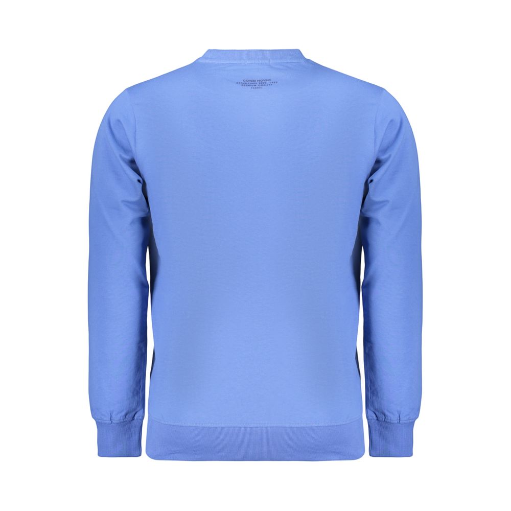 Coveri Moving Blaues Baumwoll-Sweatshirt für Herren