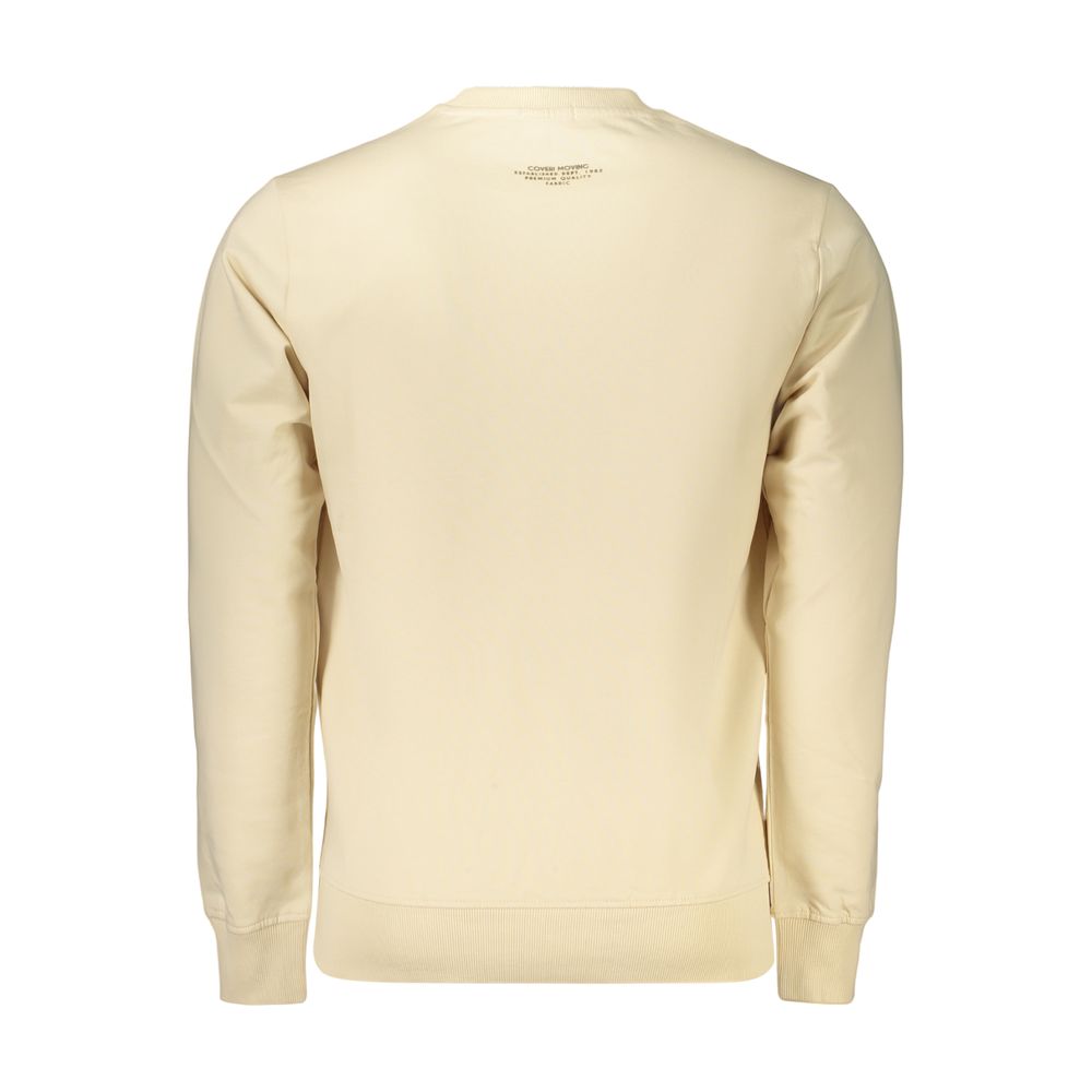 Coveri Moving Beige Baumwoll-Sweatshirt für Herren