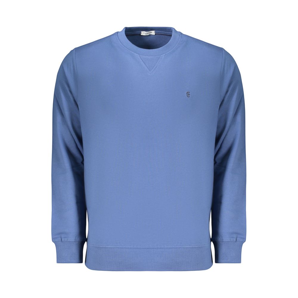 Coveri Moving Blaues Baumwoll-Sweatshirt für Herren