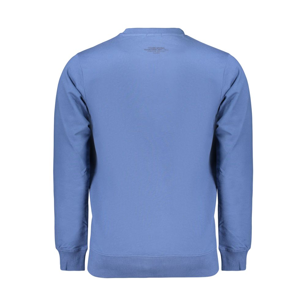 Coveri Moving Blaues Baumwoll-Sweatshirt für Herren