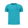 Coveri Moving Azzurro Baumwoll-T-Shirt für Herren