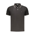 Coveri Moving Schwarzes Baumwoll-Poloshirt für Herren