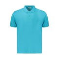 Coveri Moving Azzurro Baumwoll-Poloshirt für Herren