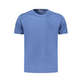 Coveri Moving Blaues Baumwoll-T-Shirt für Herren