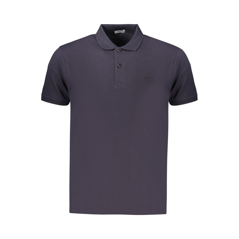 Coveri Moving Blaues Baumwoll-Poloshirt für Herren