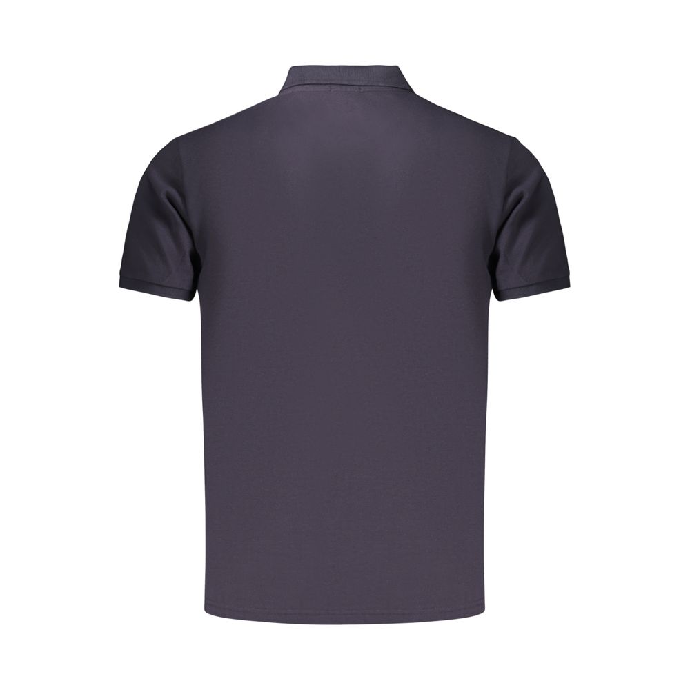 Coveri Moving Blaues Baumwoll-Poloshirt für Herren