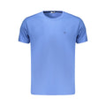 Coveri Moving Blaues Baumwoll-T-Shirt für Herren