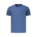 Coveri Moving Blaues Baumwoll-T-Shirt für Herren