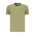 Coveri Moving Grünes Baumwoll-T-Shirt für Herren
