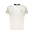 Coveri Moving Bianco Baumwoll-T-Shirt für Herren