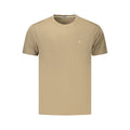 Coveri Moving Braunes Baumwoll-T-Shirt für Herren