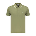 Coveri Moving Grünes Herren-Poloshirt aus Baumwolle