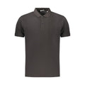 Coveri Moving Schwarzes Herren-Poloshirt aus Baumwolle