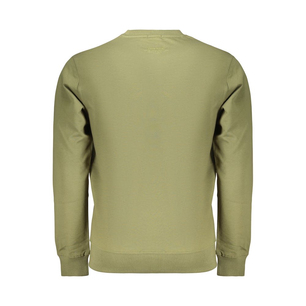 Coveri Moving Verde Baumwoll-Sweatshirt für Herren