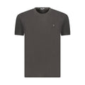 Coveri Moving Schwarzes Baumwoll-T-Shirt für Herren