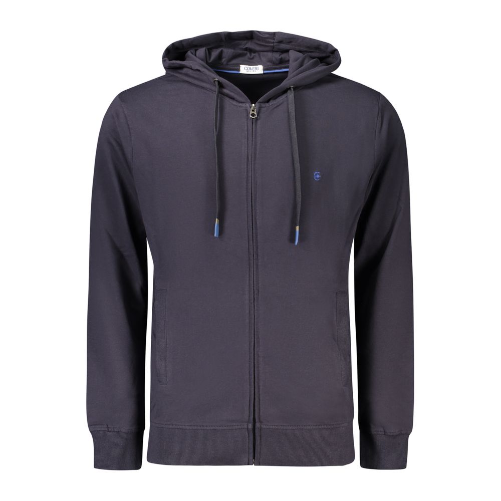 Coveri Moving Blaues Baumwoll-Sweatshirt für Herren