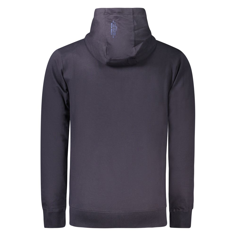 Coveri Moving Blaues Baumwoll-Sweatshirt für Herren