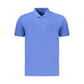 Coveri Moving Blaues Baumwoll-Poloshirt für Herren