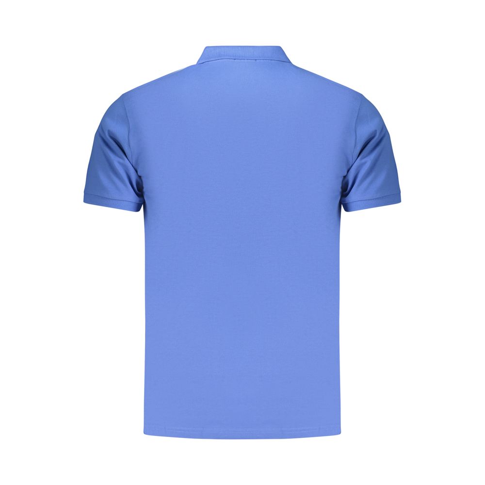 Coveri Moving Blaues Baumwoll-Poloshirt für Herren
