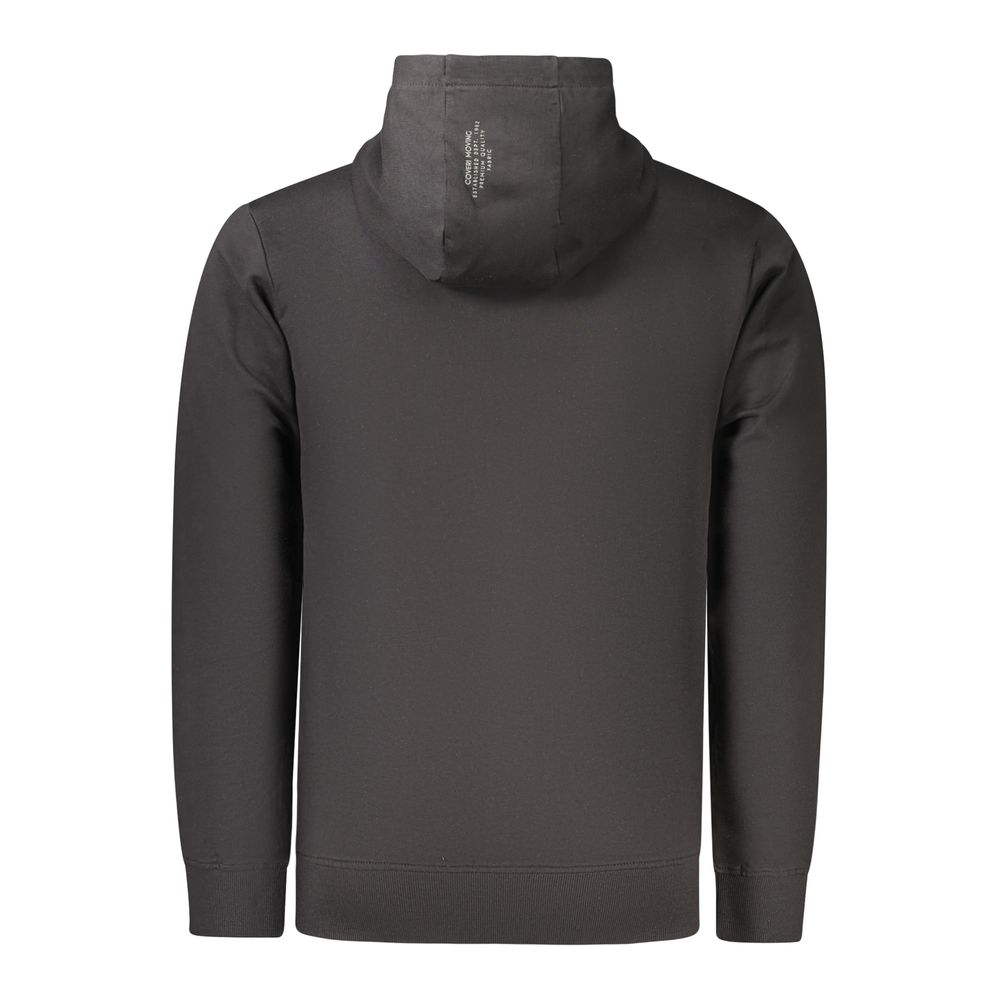 Coveri Moving Schwarzer Baumwoll-Herren-Sweatshirt