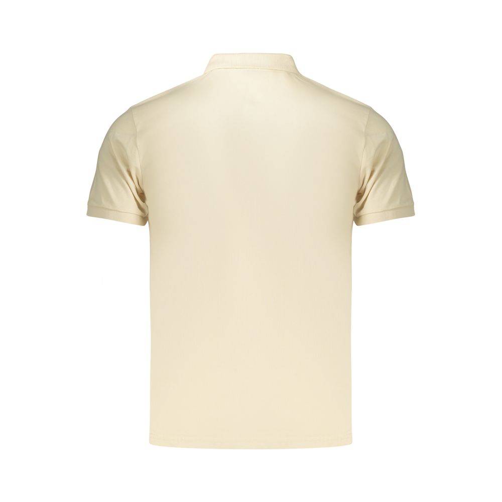 Coveri Moving Beigefarbenes Baumwoll-Poloshirt