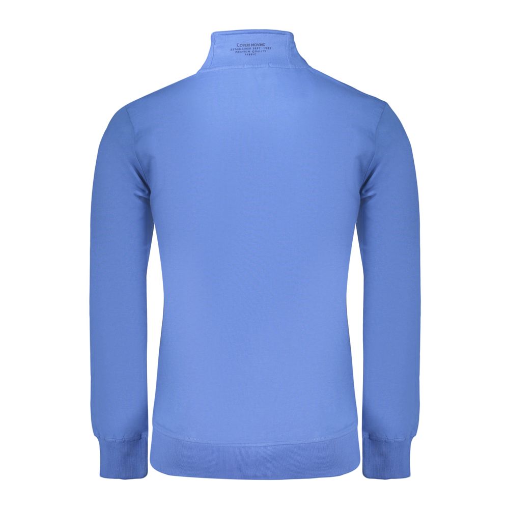 Coveri Moving Blaues Baumwoll-Sweatshirt für Herren