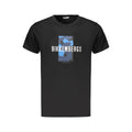 Bikkembergs Schwarzes Baumwoll-T-Shirt für Herren