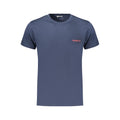 Bikkembergs Blaues Baumwoll-T-Shirt für Herren